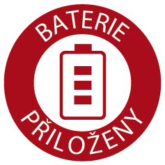 baterie přiloženy